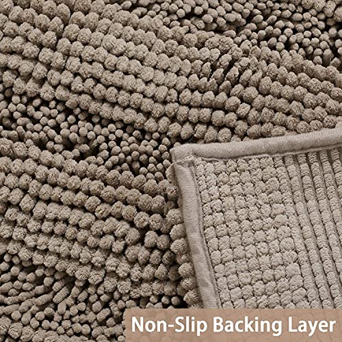 Chenille Bathroom Rugs Set Non - Bel Marant