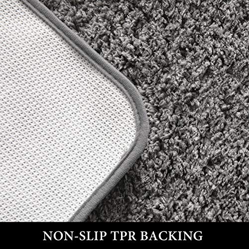 Grey Toilet Bathroom Rug U