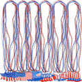 36PCS Fourth 4th of July Necklaces Beads (36 Count)