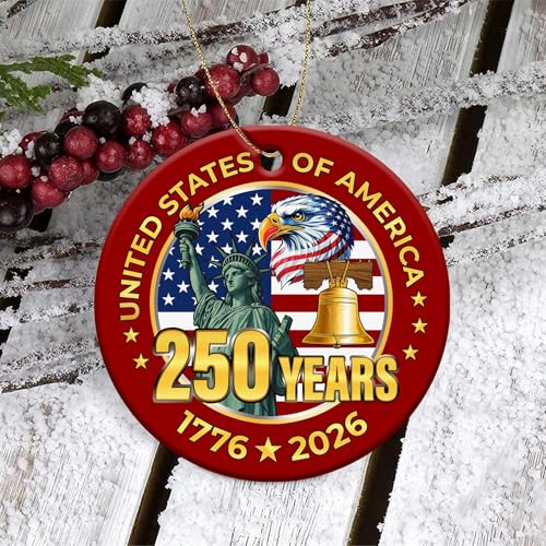 250th Independence Anniversary Ornament
