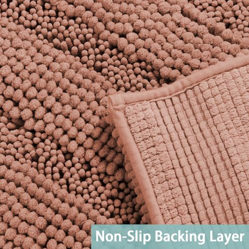 2 Piece Bathroom Rug Set with Toilet Mat
