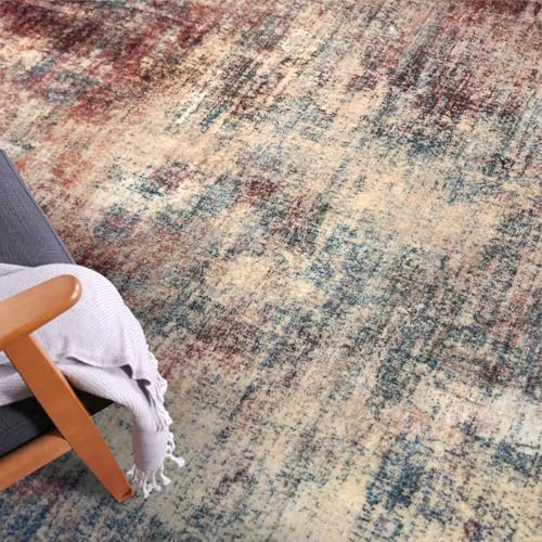 Small Abstract Area Rug 2x3 Ft Entryway Rugs Washable Door Mat Indoor Entrance (6 Sq Ft)