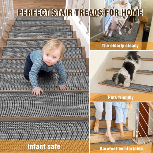 15pcs Stairs Treads and 1 Landing Carpet (4500 sq in)