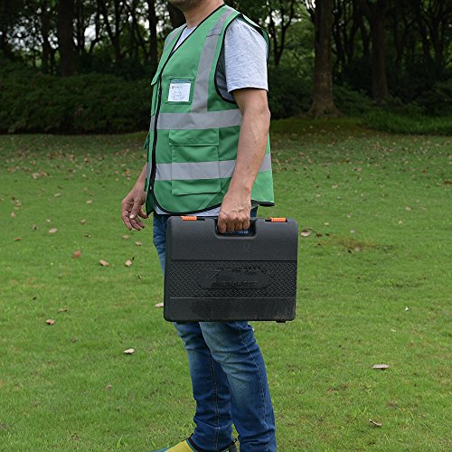 High Visibility Reflective Safety Vest with Multi Pockets 10 Pack Bulk