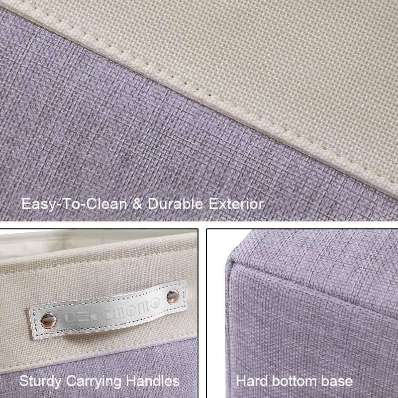 Storage Bins Large Fabric Storage Baskets for Shelves 3 Pack (3 Count)