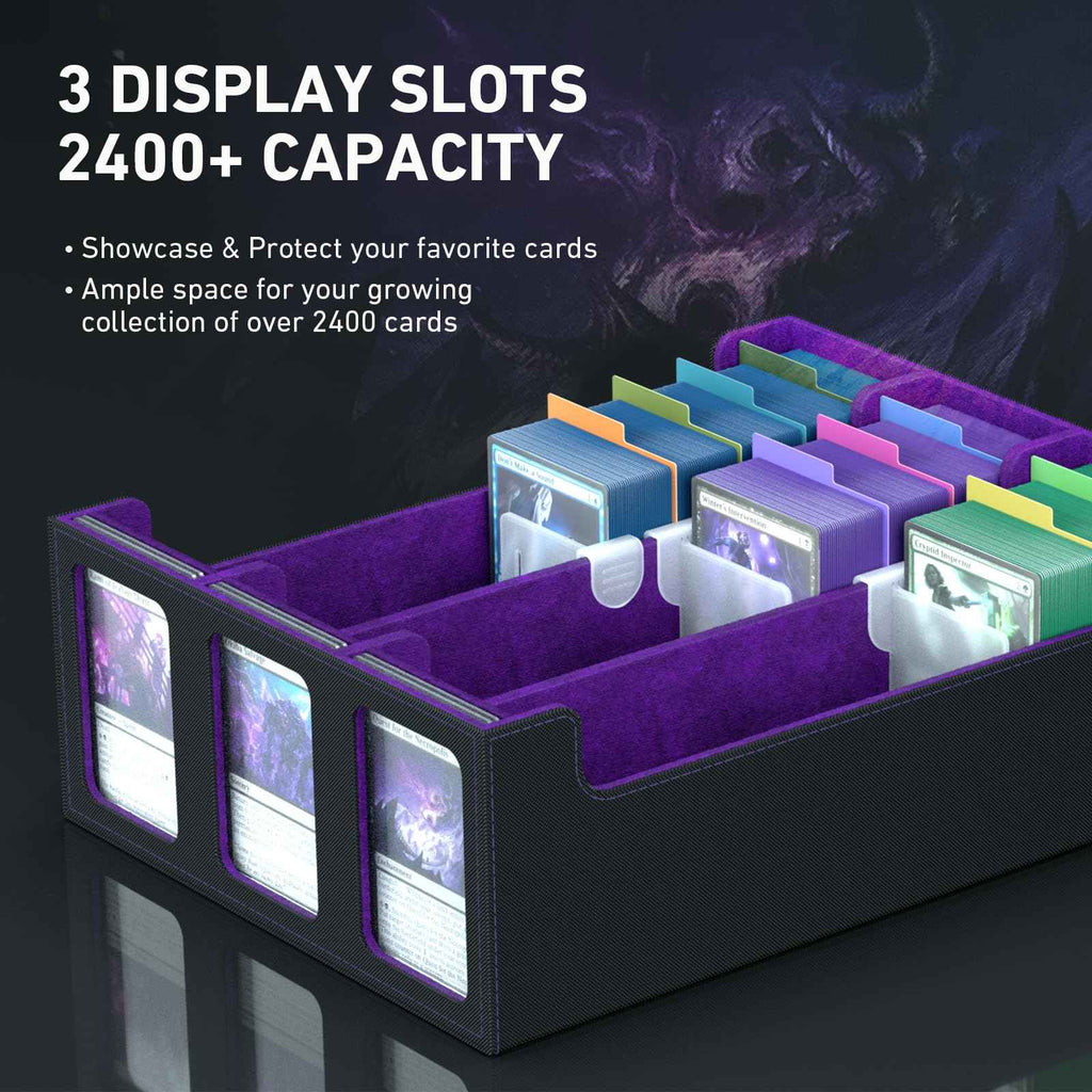 3 Row Trading Card Storage Box