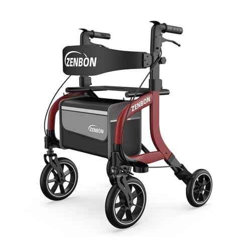 Rollator Walker for Seniors (7211-red)