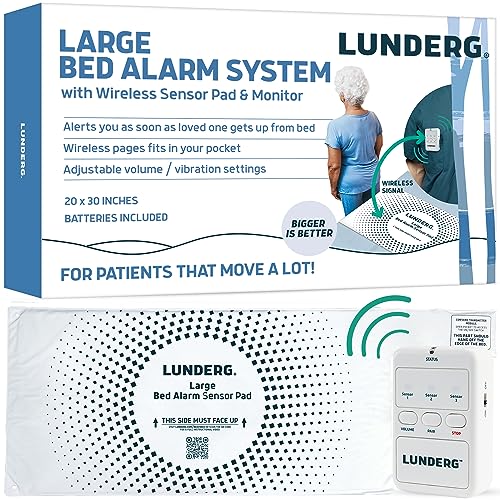 Large Wireless Bed Alarm System for Elderly & Fall Prevention