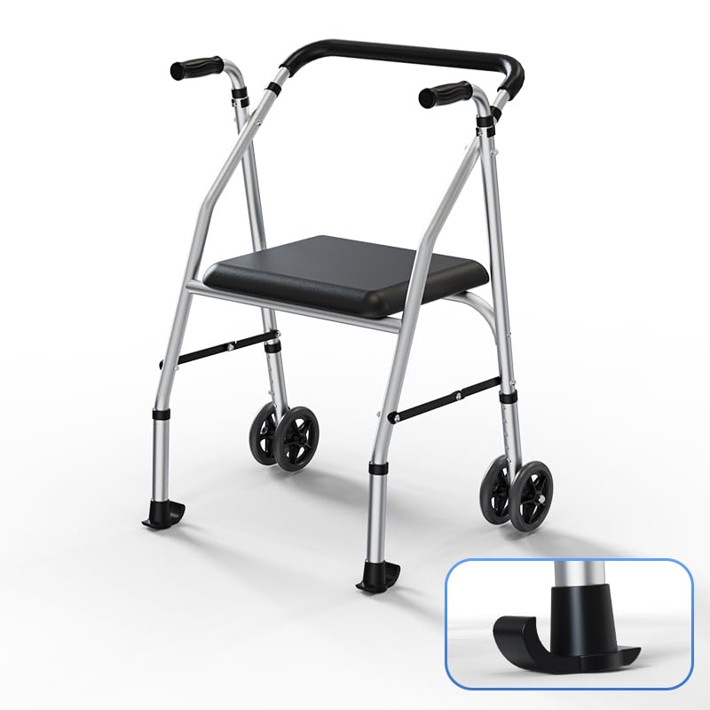 Standard Walkers for Seniors with Seat