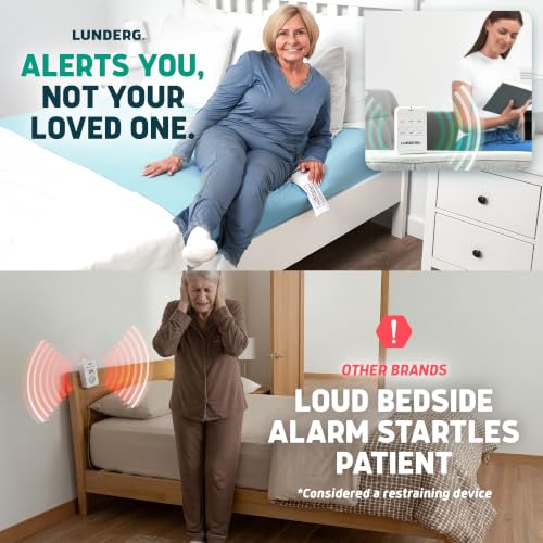 Wireless Early Alert Bed & Chair Alarm Set for Elderly