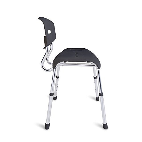 Shower Chair Bath Seat for Tub or Shower Bench for inside shower (Black)
