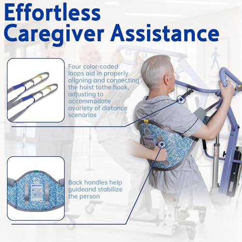 Sit to Stand Sling for Elderly (Medium / Simple Stripes)