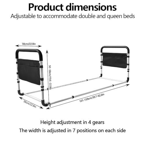Bed Rails for Elderly Adults Safety (Dual Bed Rail)