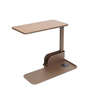 Home Adjustable Left Side Bedside Table Overbed Tray (Overbed Table - Left Side)