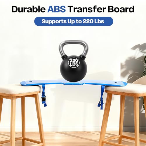 Transfer Board with Adjustable Safety Strap (Curved Transfer Board)