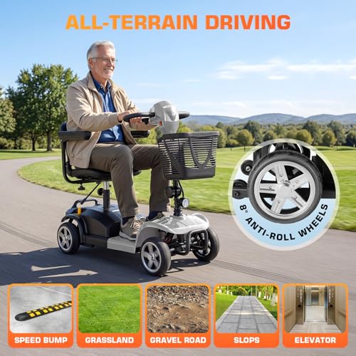 4 Wheel Mobility Scooter for Seniors