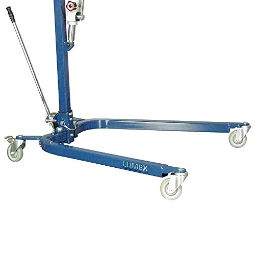 Lumex LF1030 Hydraulic Patient Lift (Blue / Fixed-Width Base)