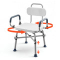 Swivel Shower Chair with Arms and Back