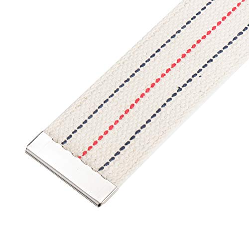 Transfer and Gait Belt with Metal Buckle (60 Inch / Beige)