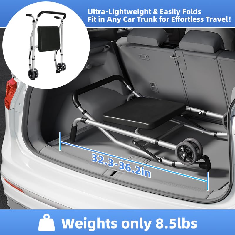 Standard Walkers for Seniors with Seat