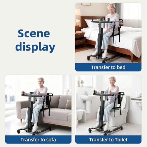 Patient Lift Transfer Chair (Black)