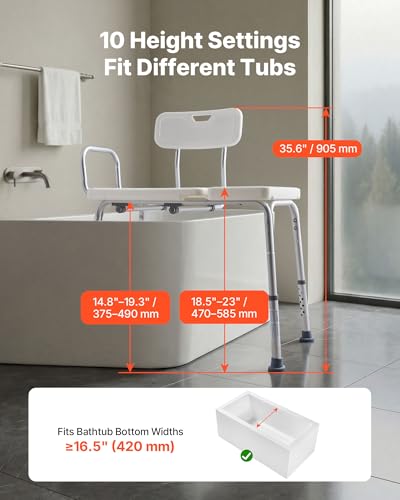 Tub Transfer Bench for Bathtub