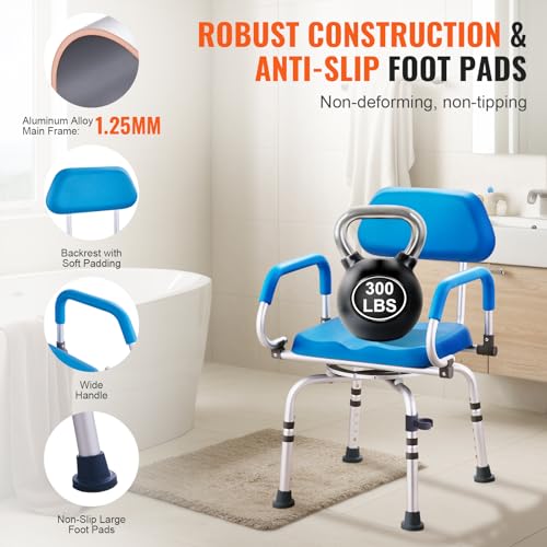 Swivel Shower Chair 360 Degree