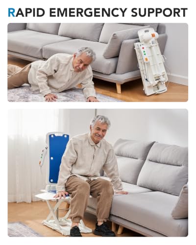2-in-1 Electric Lift Chair for Elderly from Floor, 308 lbs Capacity