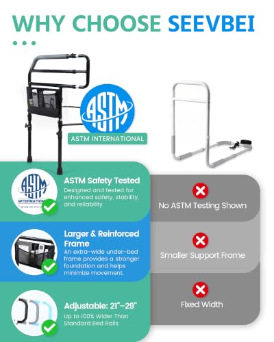 Bed Rail for Elderly Adults Safety