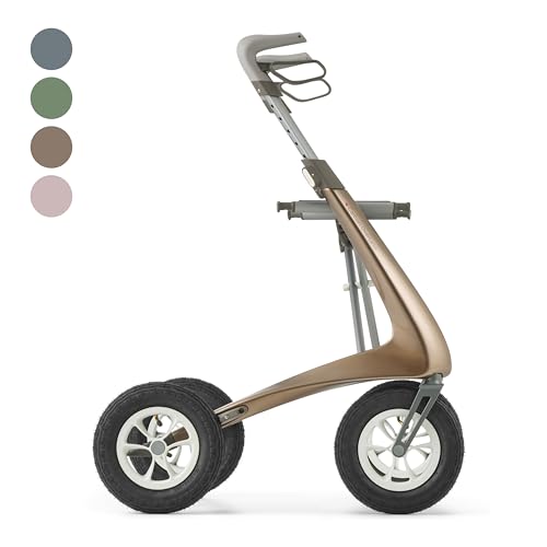 Carbon Overland All Terrain Rollator Walker (Bentley Brown)