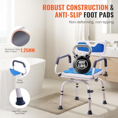 Swivel Shower Chair 360 Degree