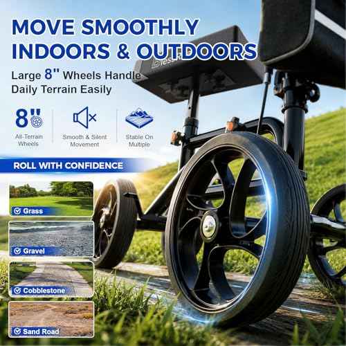 Lightweight Knee Scooter for Adults for Foot Injuries