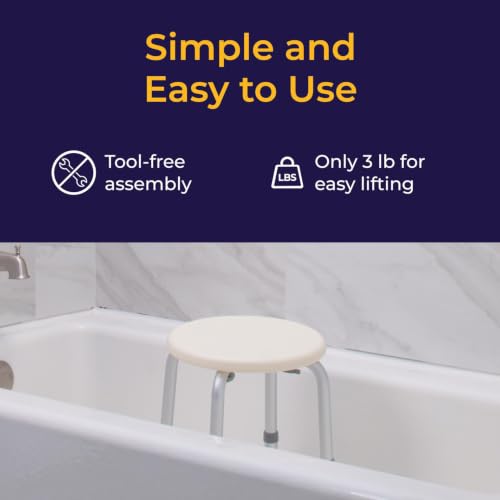 Shower Stool Adjustable Height