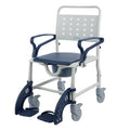 4 in 1 Commode Wheelchair (Navy Blue)