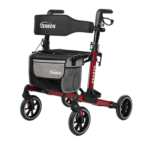 Rollator Walker for Seniors (7204-red)