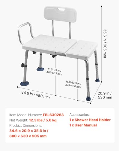 Tub Transfer Bench for Bathtub