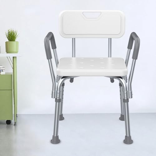 Shower Chair Seat with Padded Armrests and Back (B / 1)