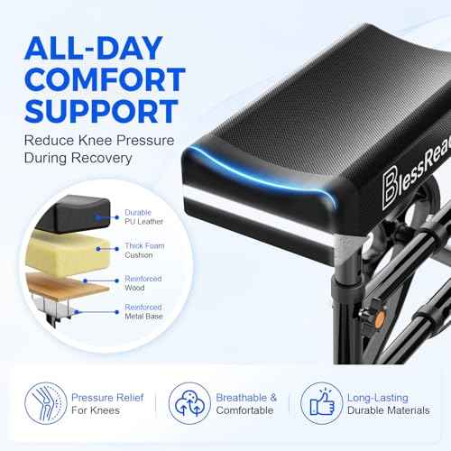Lightweight Knee Scooter for Adults for Foot Injuries