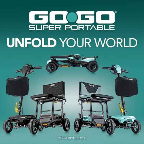 Go Go Super Portable Travel Lightweight Folding Mobility Scooter