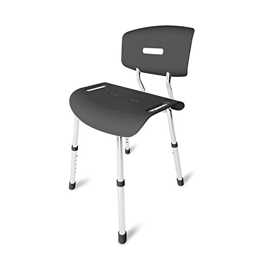 Shower Chair Bath Seat for Tub or Shower Bench for inside shower (Black)