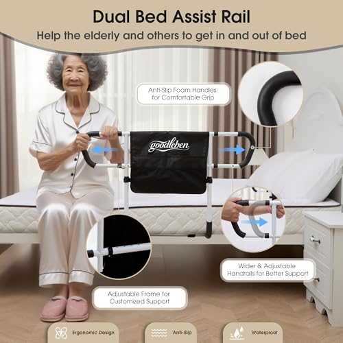 Double Bed Rail for Elderly Adults Safety