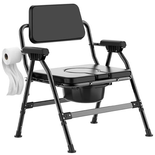 Extra Wide Bariatric Bedside Commode Chair (Extra Wide)