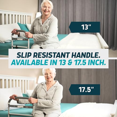 Large Bed Assist Rail for Seniors with Motion Light & Non (17.5")