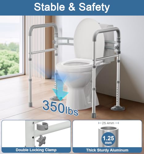 Toilet Safety Rails for Seniors