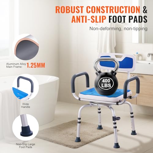 Swivel Shower Chair 360 Degree