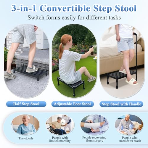 Car Step Stool with Handle for Elderly