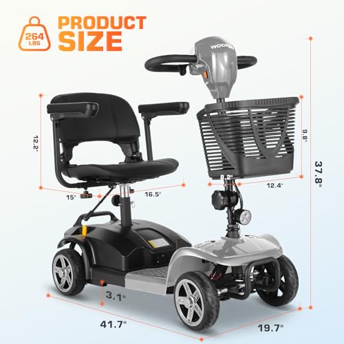 4 Wheel Mobility Scooter for Seniors