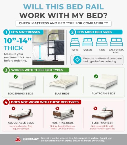 EZ Adjust Bed Rail