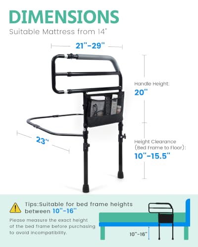 Bed Rail for Elderly Adults Safety