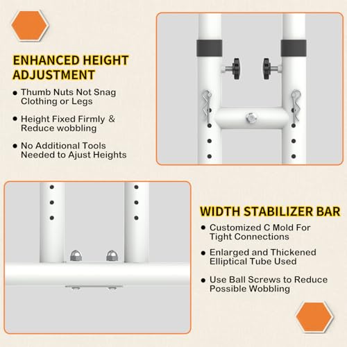 Adjustable Couch Stand aids for Getting Off Chair (White)